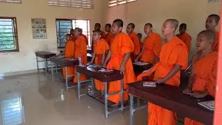 ថ្នាក់ទី៣ (ការទ្រទ្រង់ព្រះវិន័យ៥យ៉ាង)🥰😍 #វត្តបទុមវារី (ឃ្មួញ) | កូន នេន