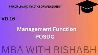 Planning Organising Staffing Directing Coordination | POSDC in Management | Management Functions MBA