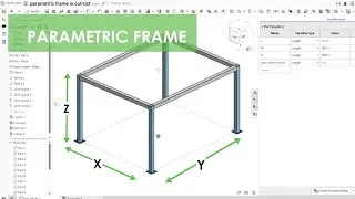 Basic Parametric Frame - Onshape