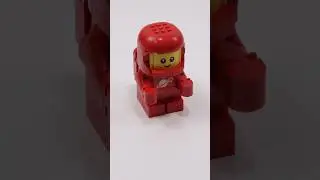 LEGO Up-scaled Baby Astronaut Stop Motion Build