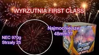 🎆First Class Mega Fireworks 48mm test wyrzutni 🎇 4K 60FPS