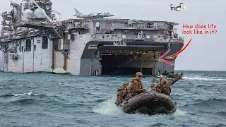 Life Inside US Navy&rsquo;s Super Advanced Billion $ Amphibious Assault Ship