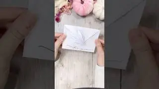🌸 &Auml;sthetischer DIY Umschlag 🌸 #handmadecards #bastelnmitpapier #kartenbasteln #diy