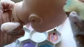 Cómo pintar un bebé reborn paso a paso parte 3.1