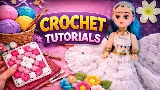 Crochet Doll Making|Crochet Doll Dress|Crosia doll Frock|Crosia Doll Kaise Banaen