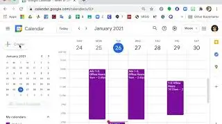 Google Calendar - Creation and Adding Events