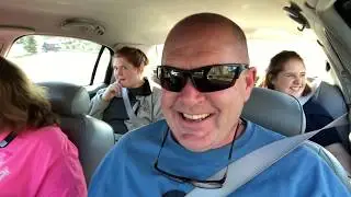 Carrying the Girls to Airport for Ireland Trip-Nichols Retirement Empire