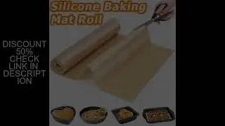 Silicone Baking Mat Roll, Large Reusable Heat Resistant Oven Liner for Cookie Bread, Non-stick Non S