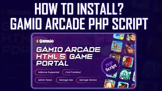How to Install Gamio Arcade HTML5 Game Portal PHP Script | Adsense Approval | Online Earning