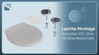 SCH&Uuml;TTE Montagevideo Duroplast WC-Sitz WHITE, PREMIUM, mit Absenkautomatik