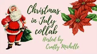 Christmas in July Collab - 3 Brusho Background techniques for Christmas Card Making