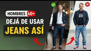 C&oacute;mo usar JEANS a los 40 para verte MODERNO y elegante | Moda Hombre 40+