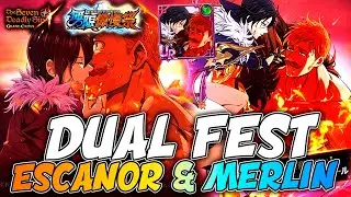 ESCANOR Y MERLIN FEST DUAL FEST 💎+400 y MAS EVENTOS  - 7DS Grand Cross