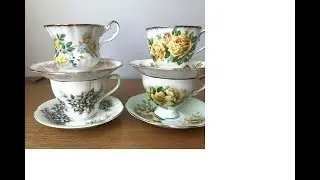 Beautiful 4 Pcs Tea Cup Set