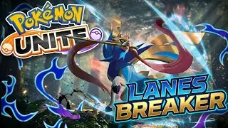 ZACIAN THE LANES BREAKER  INSANELY STRONG WITH MAX BASIC ATTACK SPEED BUILD [POKEMON UNITE]