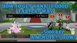 ~AQW~ How to get rank 10 Good Reputation Fastest Way 2022 | AQW 2022