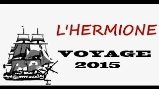 2015 L'Hermione, La traversée France Etats unis
