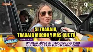 ¡Exclusivo! Pamela López le responde con todo a la Franco: 