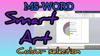 Ms word smart art colour selection@VEDIC_EDUCATION_CENTRE___ 