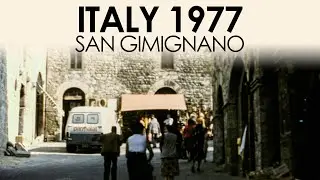 Archive Footage of San Gimignano in the 1970s | Italy old footage