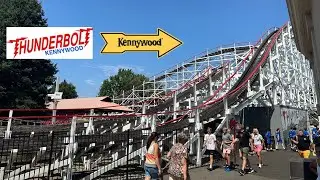 Thunderbolt Off-Ride Footage 2023, Kennywood (No Copyright)
