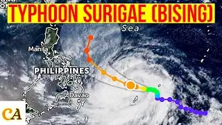 Tracking Typhoon Bising ( Surigae ) 2021 | Latest Speed & Path Update - 16 April 2021