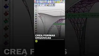 Crea formas org&aacute;nicas con Curviloft, JointPushPull, SelectionToys y Lines2Tubes ✅️ #SketchUp