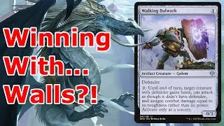 SO HEAR ME OUT... ATTACK WITH WALLS!  Legacy Walls (Arcades the Strategist / Walking Bulwark MTG)