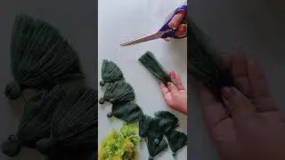 Cotton Tassels Charm #making #step #tassels