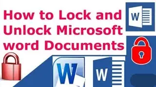Lock and unlock MS Word Document ⚡//Student's Corner//