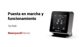 Honeywell Home T6/T6R – Puesta en marcha y funcionamiento
