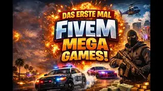 DAS ERSTE MAL FIVEM MEGA GAMES 🔥 | Chaos, Action & Spa&szlig;!