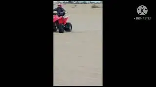 Desert safari bike ride