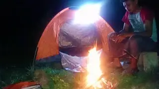 berkemah sendiri di malam ke sembilan ramdhan