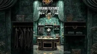 Layering textures for a luxe look #fashionbusiness #visualmerchandising