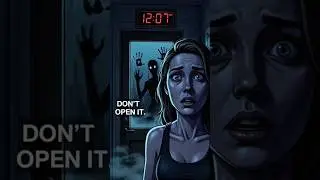 The Midnight Knock😱👻|#horror #shorts