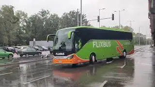 Setra S516HD firme Fudeks ,na polasku iz Budimpešte za Beograd...