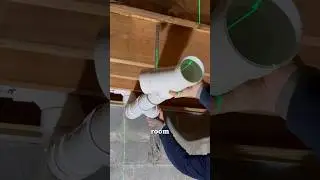 Drain, waste, and vent #plumbingsystem #bathroomrenovation #dwv #drainagepipes #plumbing #newhome