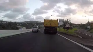 Martinique Route vers Tartane, Gopro  / Martinique Road to Tartane, Gopro