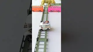 505 Car train hit the white car, car vs train, #shorts