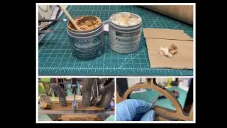 Zenith 6S229 - Cabinet Repairs w/ Epoxy Paste Wood Filler and...