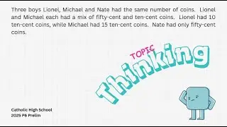 Catholic High School 2025 Primary 6 Prelim Math Question (With Explanation) #maths #chsprelim2025
