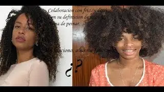 Definicion de cabello afro/rizado, de frizzy desi con su crema de peinar| HABLEMOS DE AFROS |