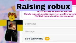 Pls donate live| raising stream robux pending.
