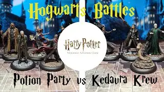 Harry Potter Miniatures Adventure Game - Sprout and Moody vs Voldermort and Followers