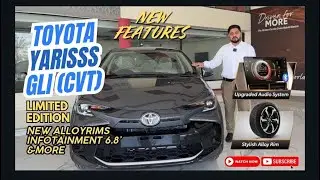 Yaris Gli cvt Limited Edition || New stylish Alloy || Infotainment || price & Delivery