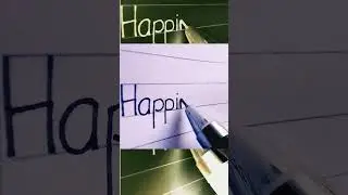 Happiness alphabet writing#happiness #writing #english #happy