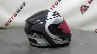 Шлем интеграл NITRO N2400 PIONEER (Black/Gun/White/Silver)