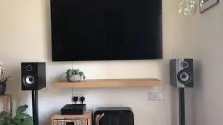 Bowers and Wilkins 707 S2 paired with Sonos Amp 2019 and Sub