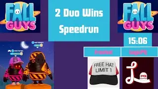 Fall Guys 2 Win (Duos) Speedrun in 15:03 featuring Freehat